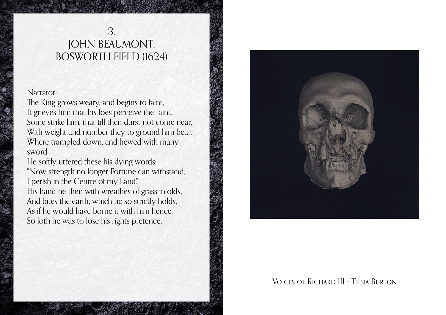 Text and image of a skull.